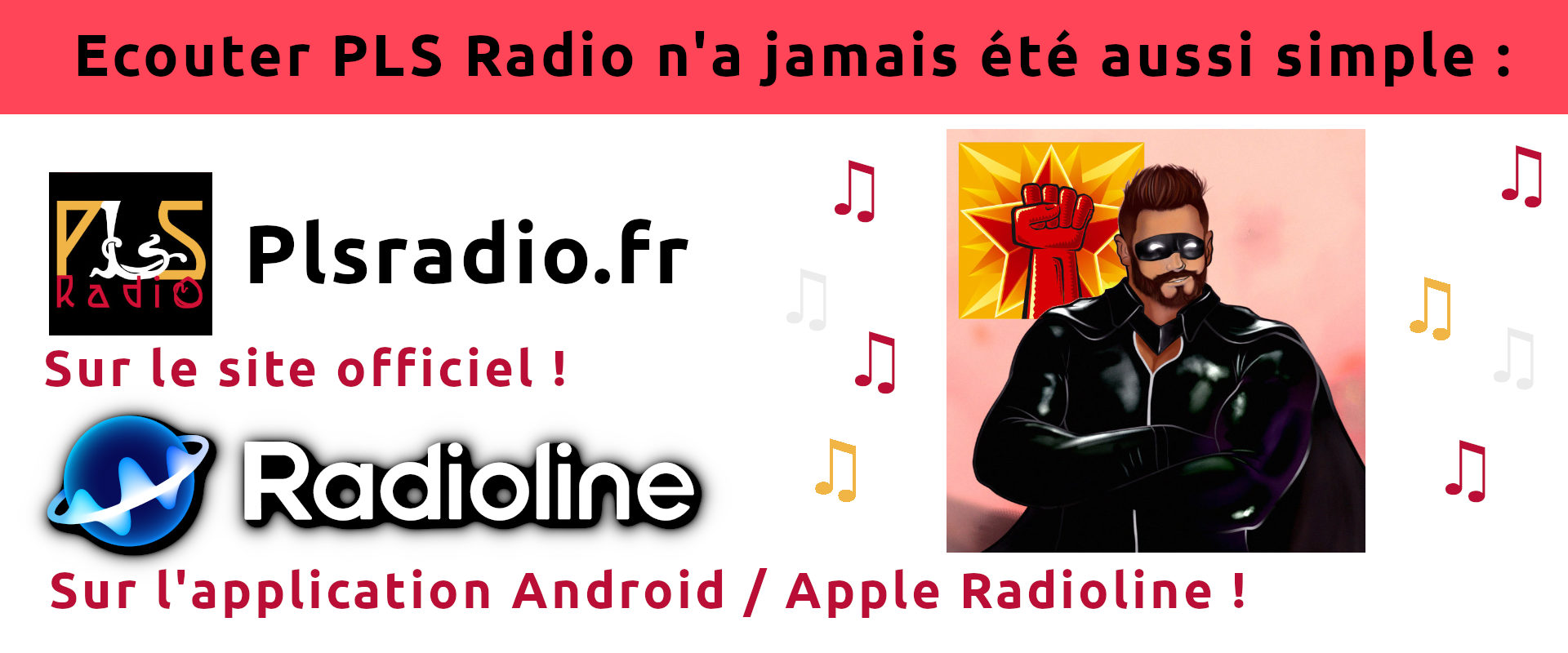 Ecoutez PLS Radio sur plsradio.fr ou sur l'application Radioline